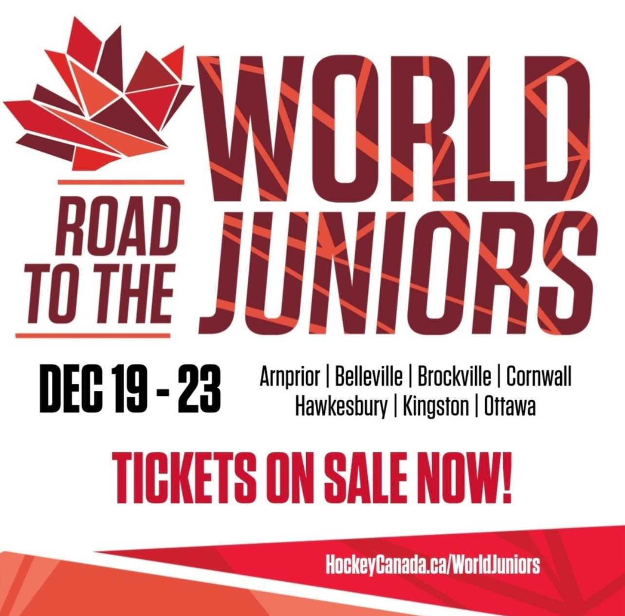 Road to the World Juniors comes to Eastern Ontario