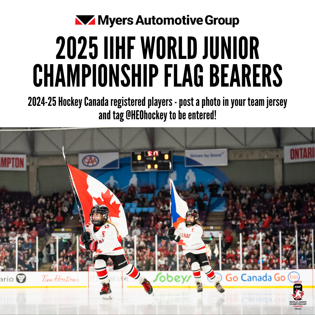 2025 IIHF World Junior Championship Flag Bearers