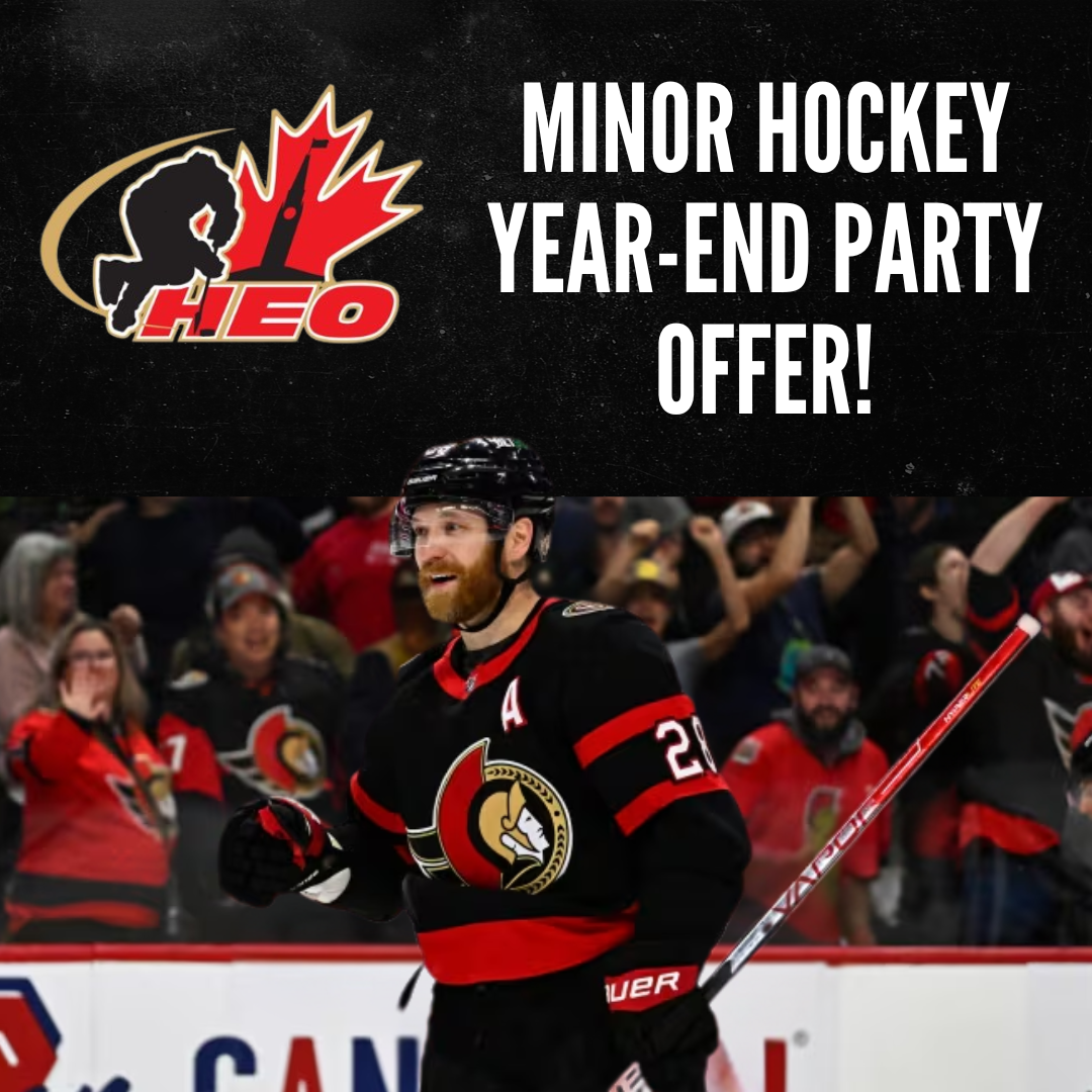 Ottawa Senators Minor Hockey Year-End Party Offer!